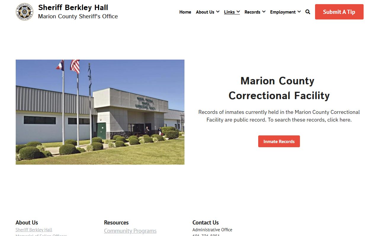 Indianapolis Marion County inmate records search for bench warrants